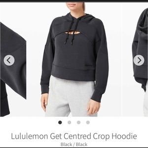 lululemon Get Centred Crop Hoodie